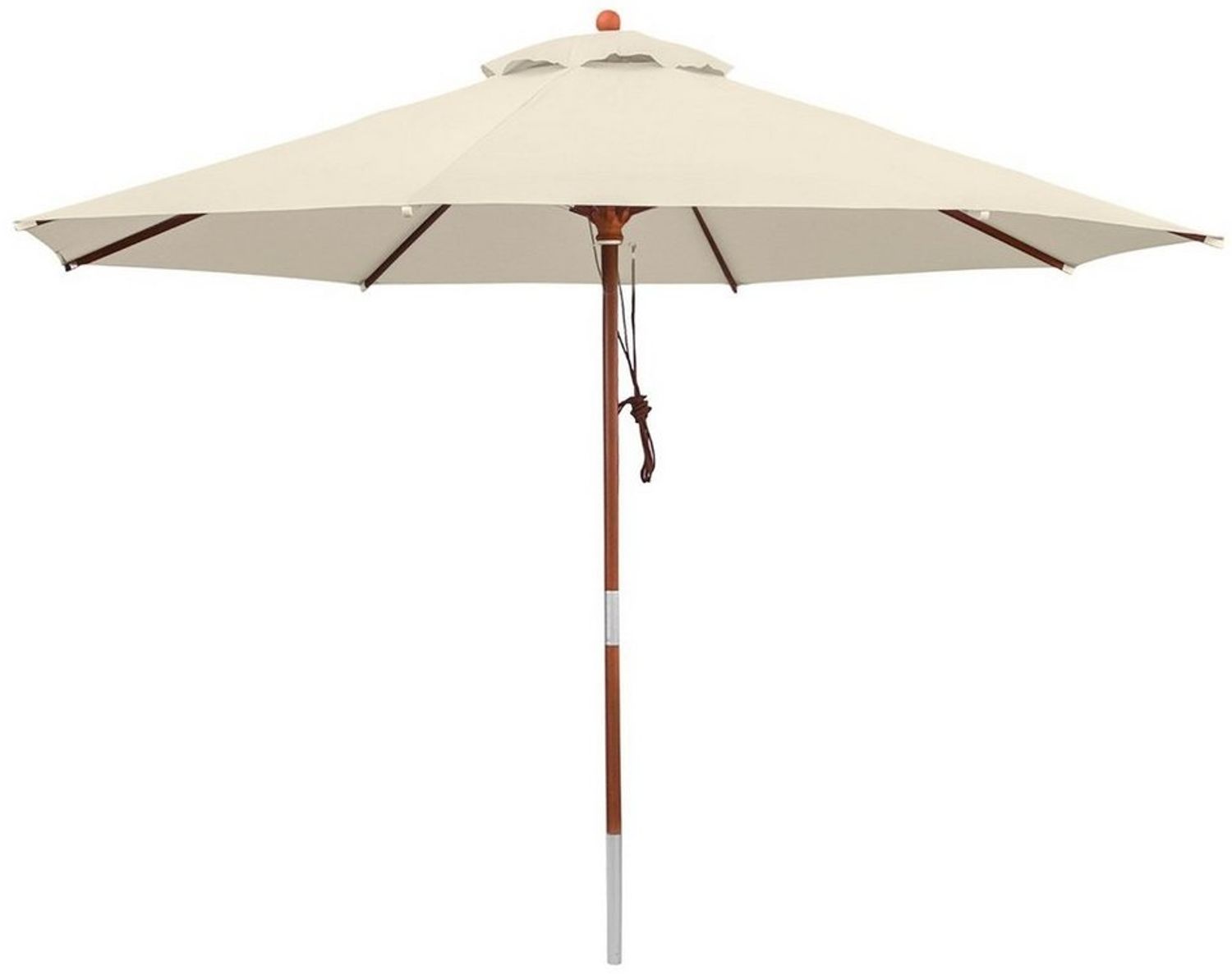 anndora-sonnenschirm Sonnenschirm 3 Meter rund Gartenschirm, Höhe verstellbar - wasserabweisende Beschichtung - leichte Montage