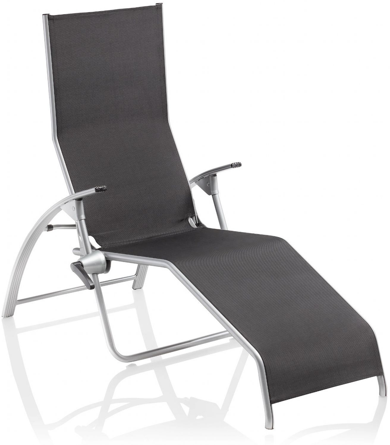 Kettler Tampa Bäderliege - silber / charcoal