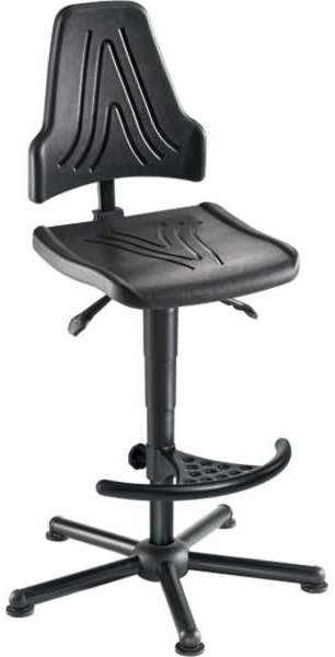 meychair Drehstuhl 13313 W19-25-H-PU-FS3 XXL 250kg schwarz