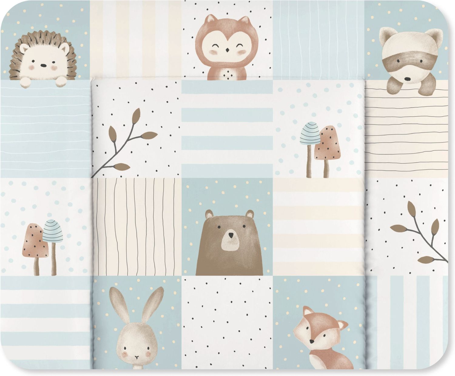 Julius Zöllner Wickelauflage Softy 75x85 Folie Waldfreunde