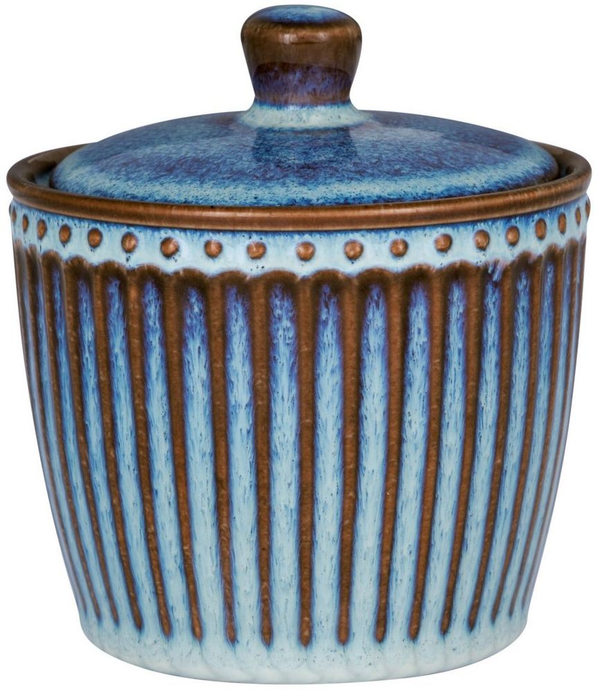 Greengate Milchkännchen Zuckerdose mit Deckel Alice Oyster Blue