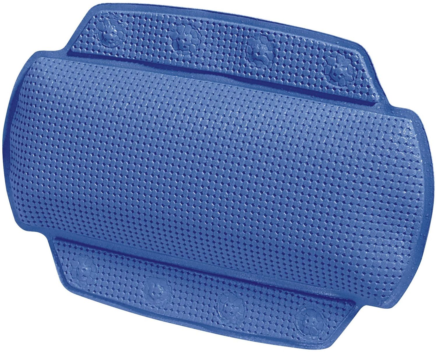 Spirella - Badewannenkissen Alaska Mit 8 Saugnäpfen Antibakteriell - Rutschhemmend Waschbar - Blau - 23x32 cm