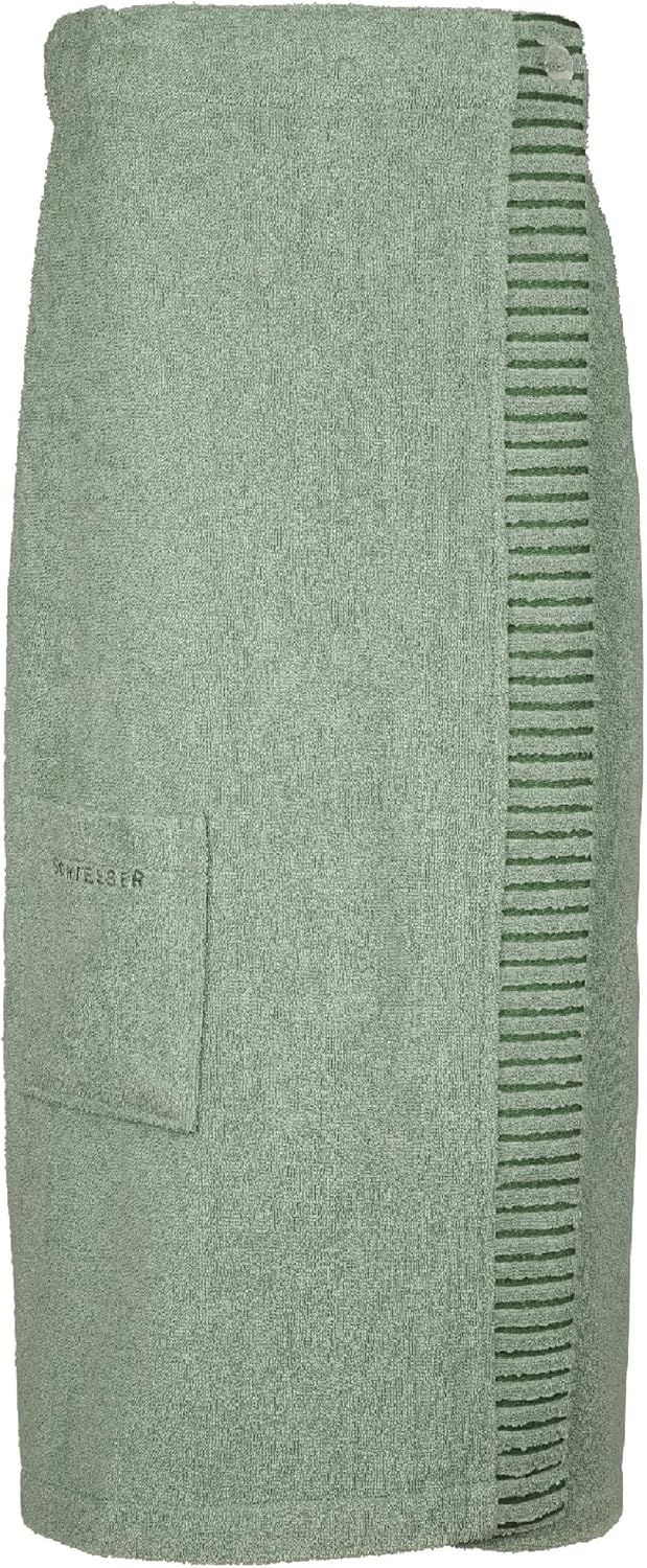 Schiesser 'Rom' Saunakilt, Baumwollfrottee hellgrün, 36-44