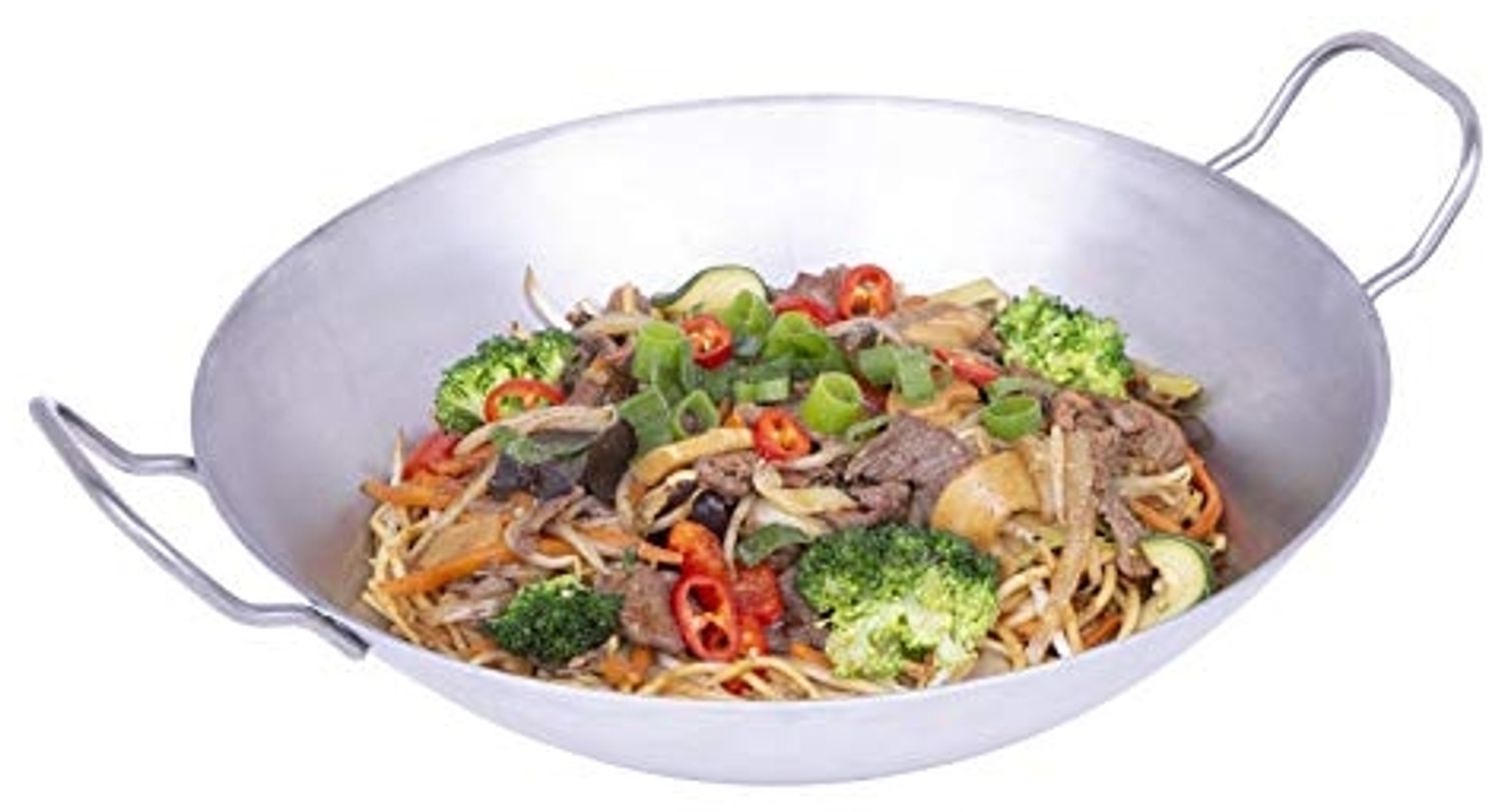 chg WOK Pfanne 30.5 cm 3,4 l silber