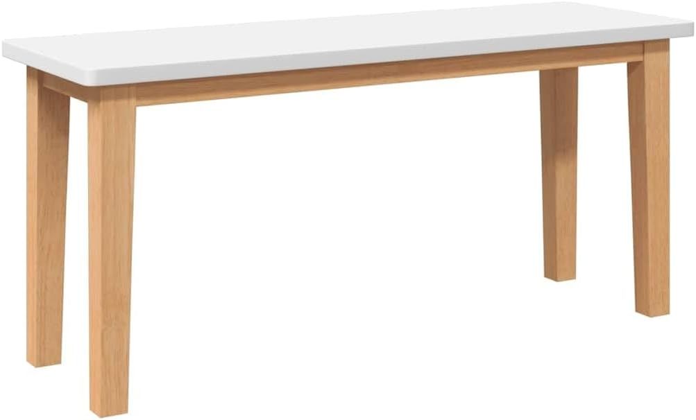 vidaXL Bank 90 cm Massivholz Gummibaum 4102596