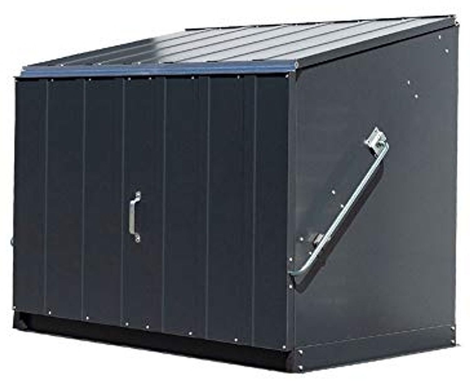 Trimetals Metall Gerätebox Fahrradgarage Stowaway | Anthrazit | 87 x 136 x 112 cm
