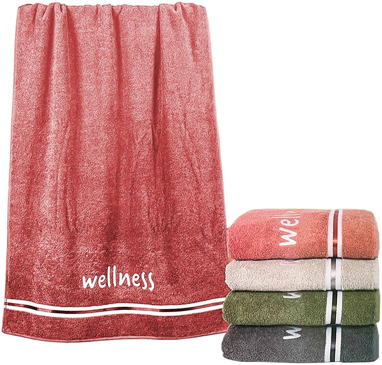 XXL Saunatuch Badetuch Duschtuch Strandtuch Wellness Terra 70x180 cm