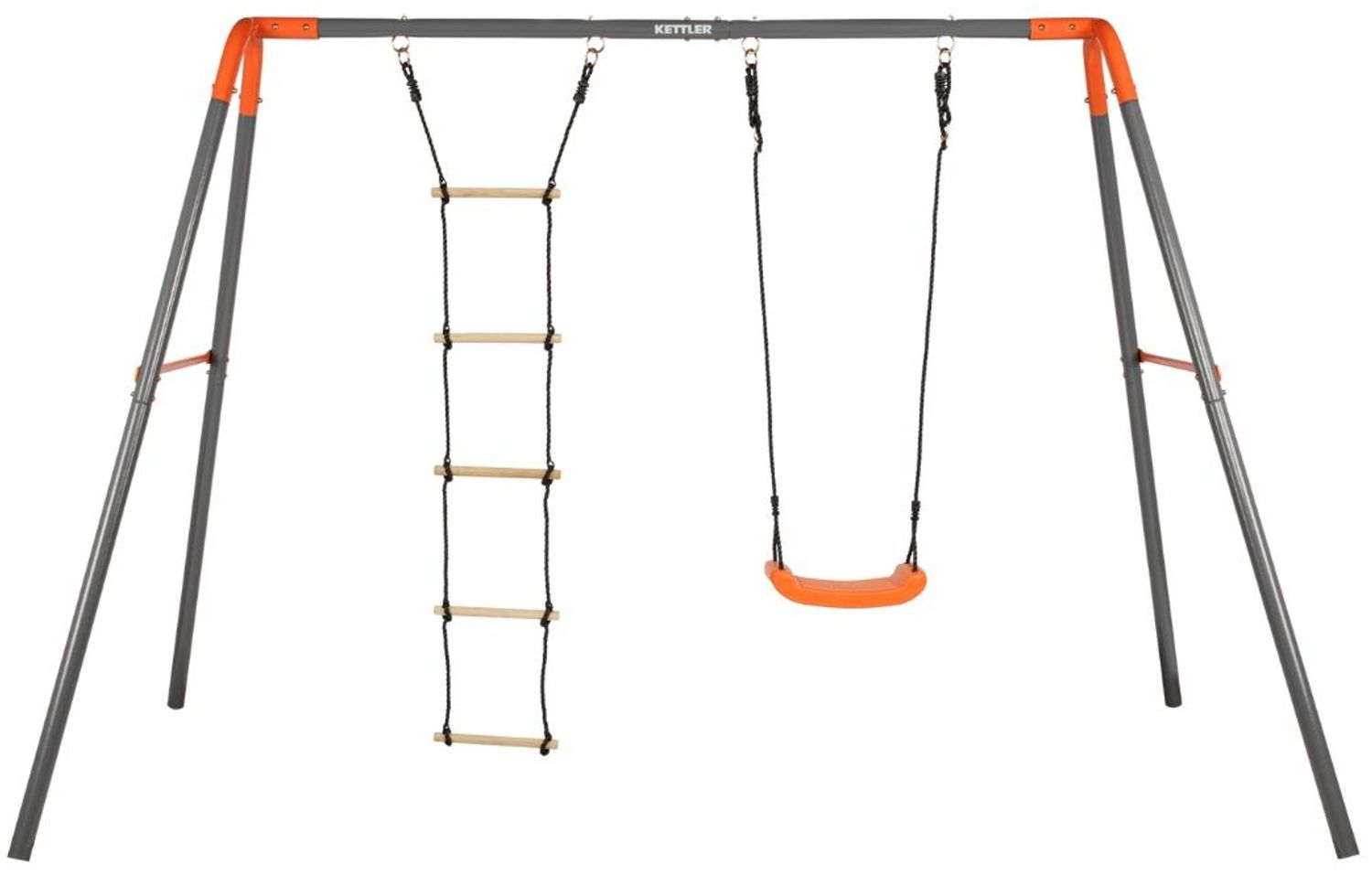 KETTLER 'Combi' Doppelschaukel, grau/orange