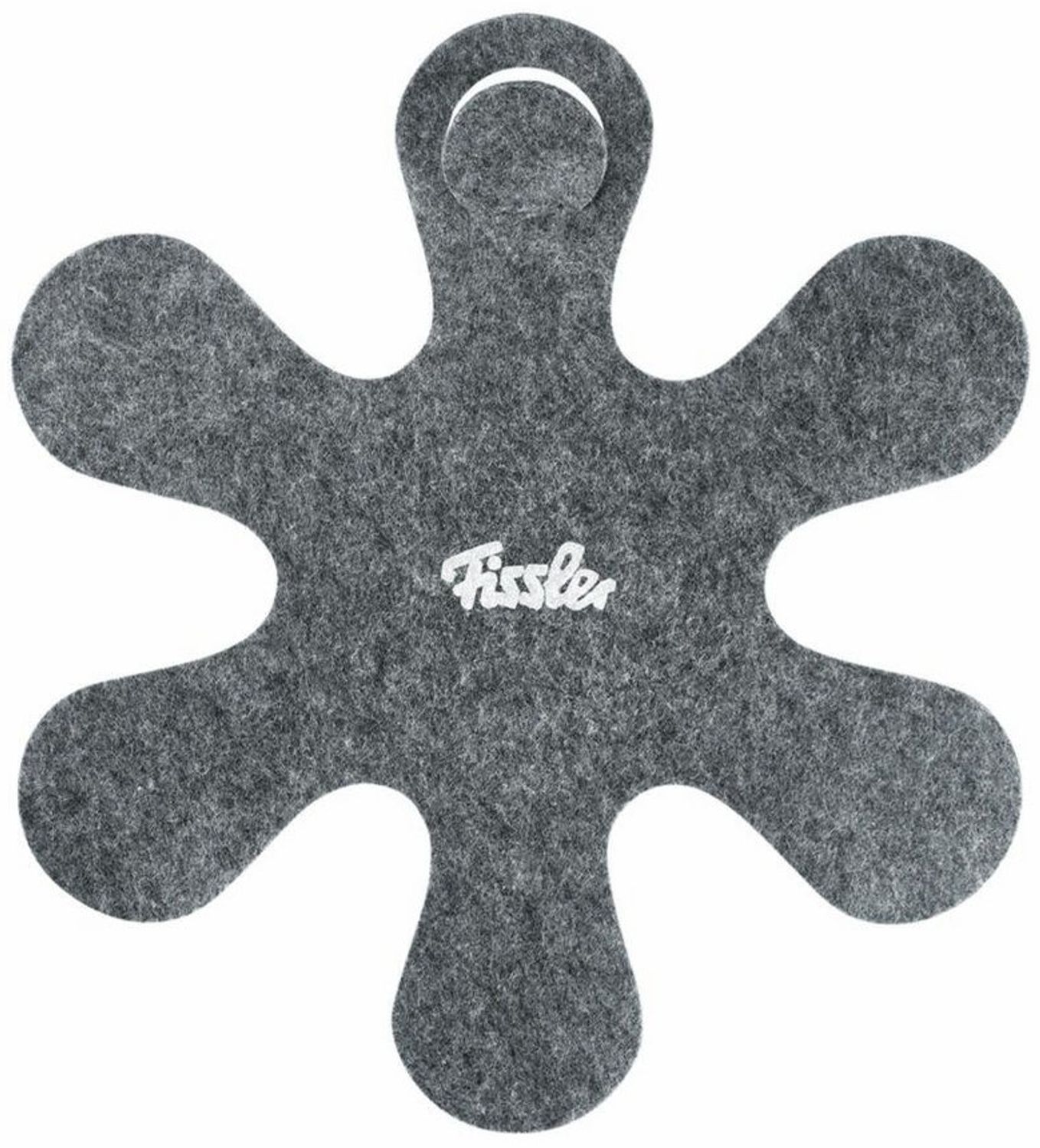 Fissler Pfannenschutz 2er Set, Pfannenschoner, Pfannen-Kratzschutz, Polyesterfilz, Grau, 001 006 02 000 0