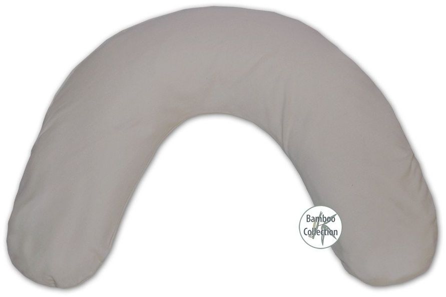 Theraline Bezug für Nackenkissen mittel Grau Bamboo Collection