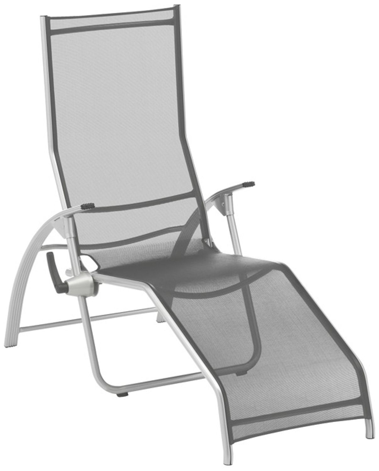Kettler Tampa Bäderliege - silber / anthrazit
