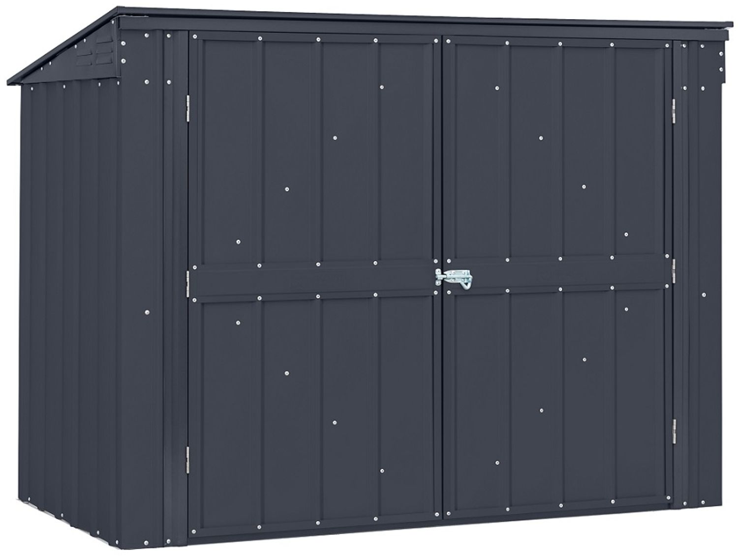 Globel Gerätehaus "Tonnen-Depot Easy" 5x3 - 2bins, anthrazit