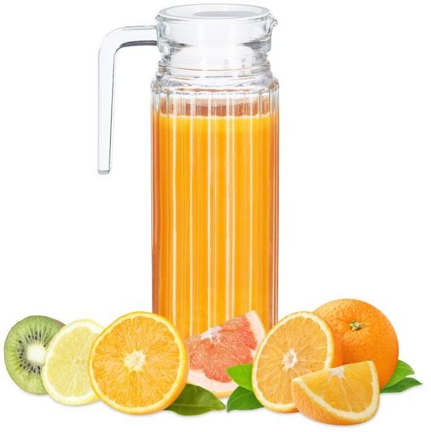 2 x Saftkrug Glas 1 l