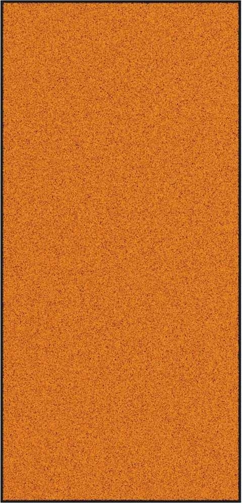 vidaXL Fußmatte Orange und Schwarz 120 x 250 cm Polyamid und PVC 4100745