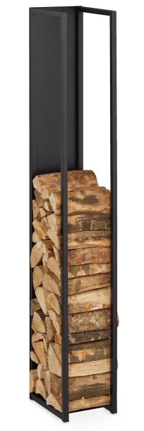 Hohes Kaminholzregal mit Rückwand 10048599