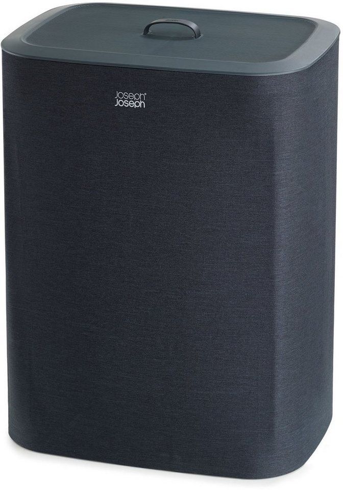 Joseph Joseph Wäschekorb Tota 90 L Schwarz Zubehör Waschen, Trocknen und Bügeln