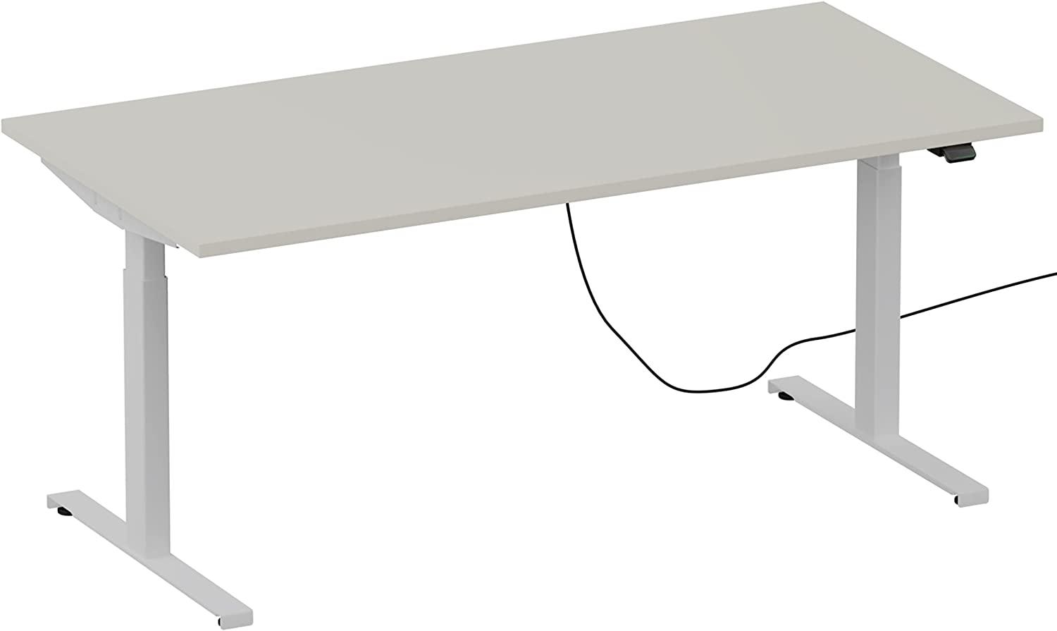 EasyT – höhenverstellbarer Schreibtisch elektrisch mit 130kg Tragkraft,Made in Germany“ – innovatives Bedienelement mit App-Steuerung – 5 Jahre Garantie - TÜV geprüftes Tischgestell