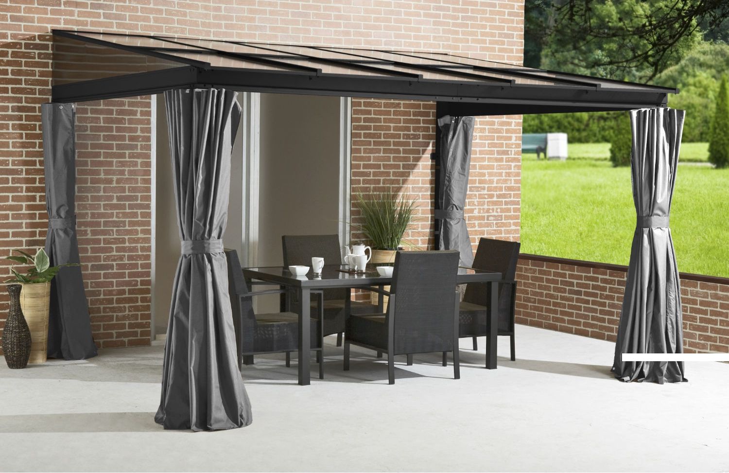 Sojag Aluminium Terrassenüberdachung St. Barth