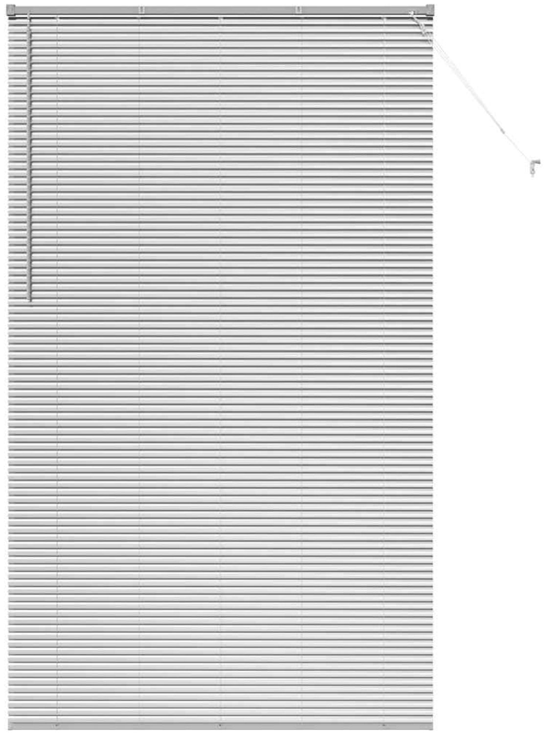 vidaXL Balkenjalousien Silber 220x130 cm Aluminium 42005953