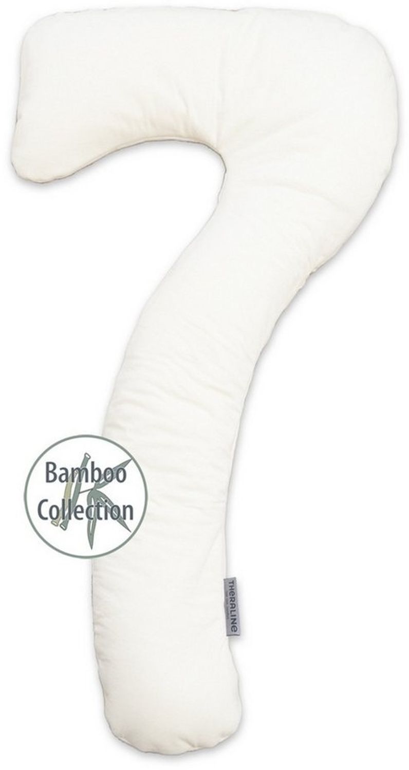 Theraline Bezug für my7 - Das Schlaf- & Stillkissen Wolkenweiß Bamboo