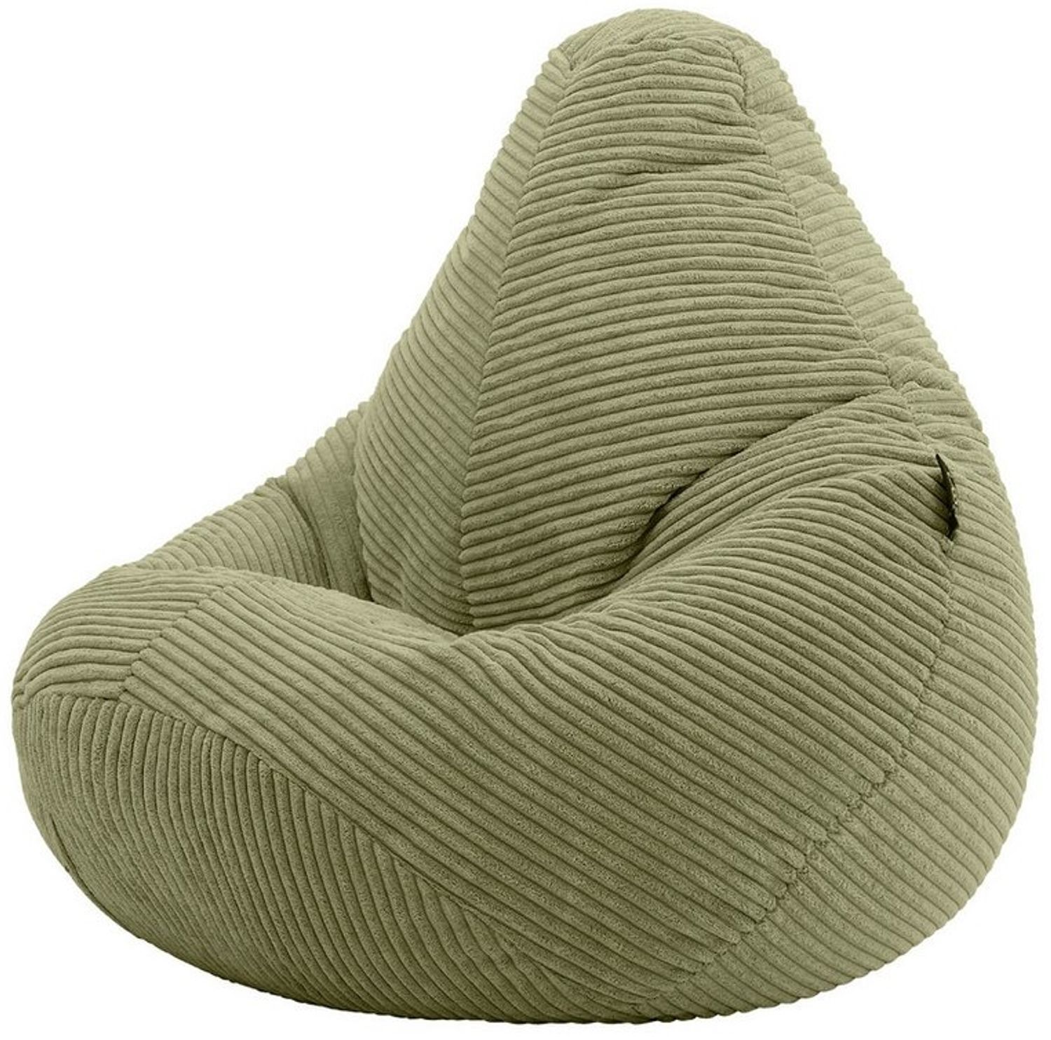 icon Sitzsack Kinder Sessel aus Cord Flauschig „Dalton", 69x59x65cm, Made in Germany, für Kinderzimmer, mit Füllung