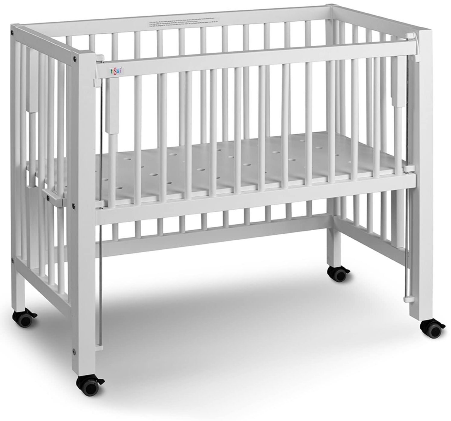 TiSsi Anstellbett Buche weiss