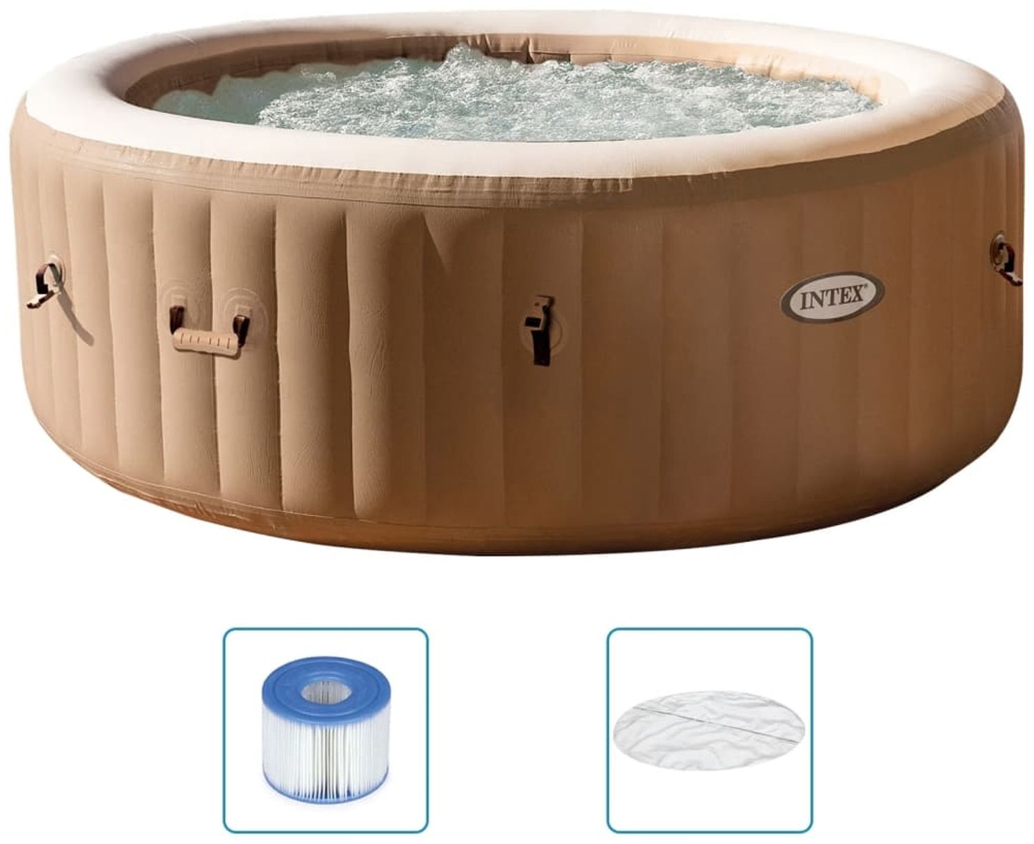 Intex Whirlpool Rund PureSpa 196x71 cm 93292