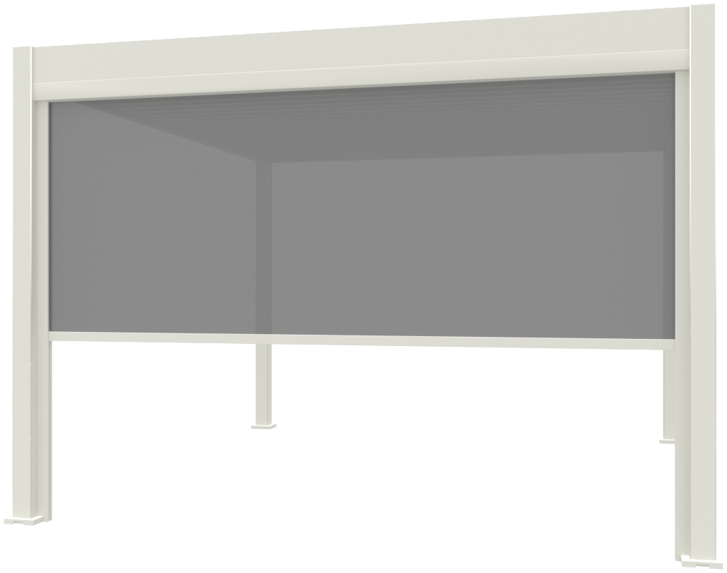 Weide Sonnenrollo für Weide Pergola | weiß