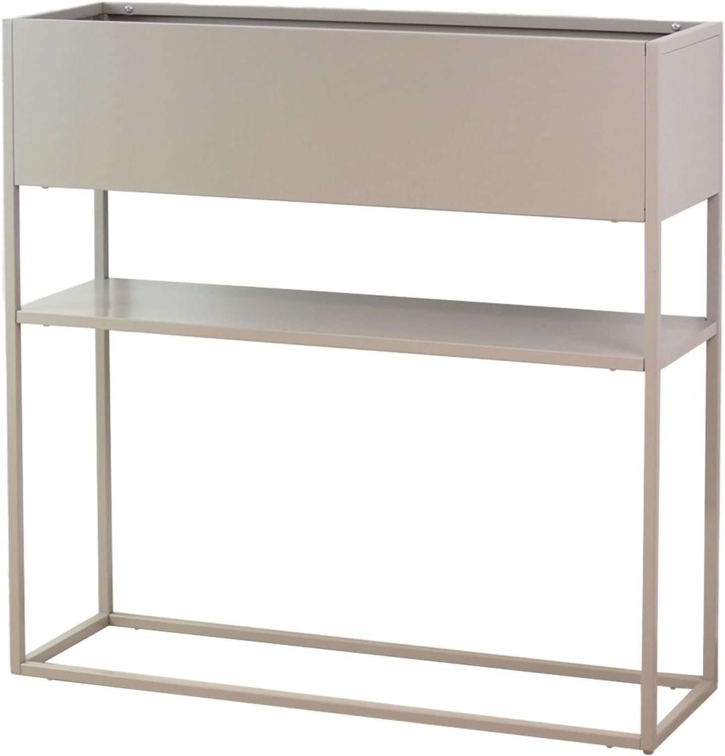 osoltus Pflanzkasten Raumteiler cube Warmgrey Grau Konsole 80 cm