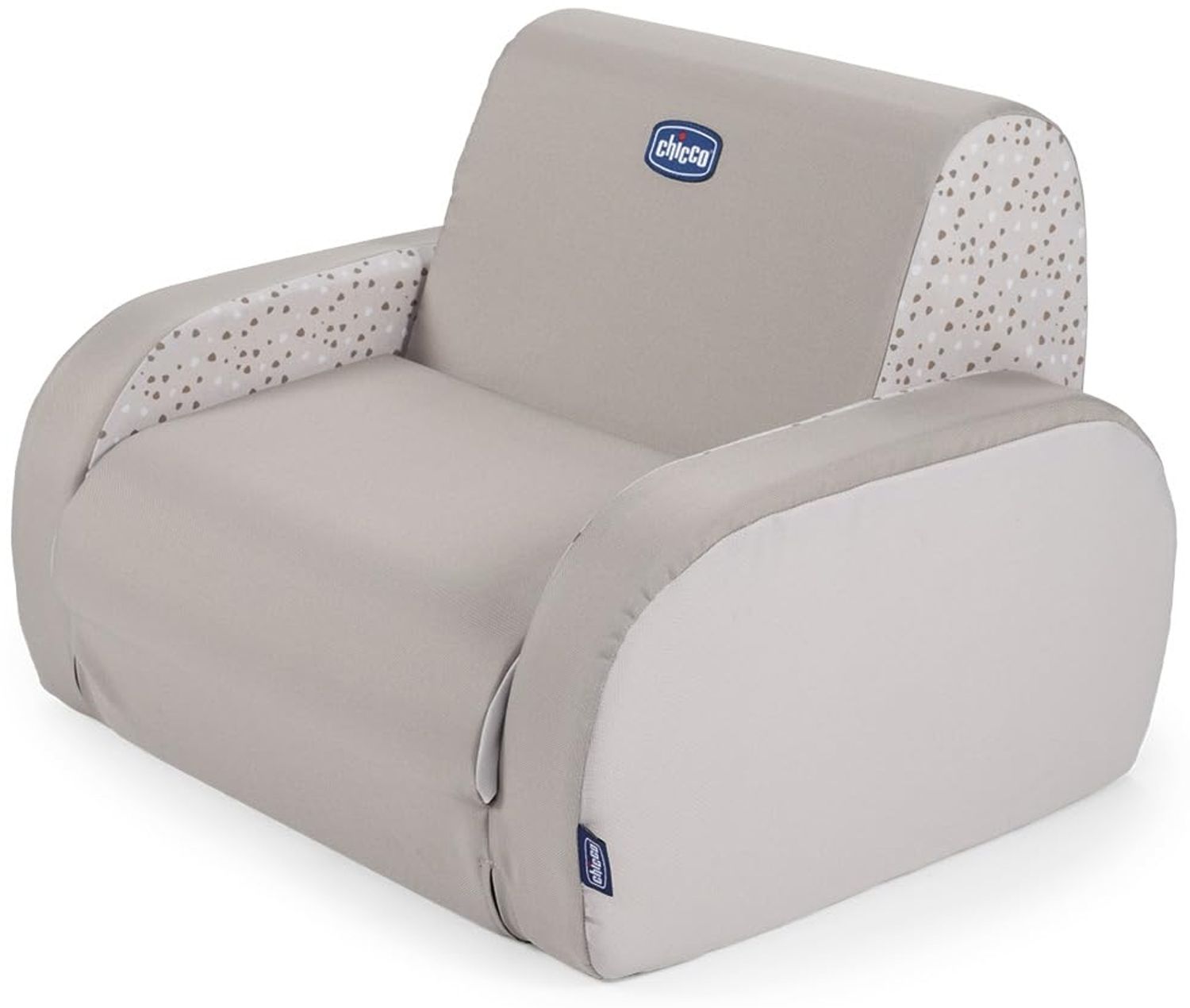 Chicco Kindersessel Twist, Kindersessel ab 1 Jahr , umbaubar in Liege und Sofa, Mit 3 Konfigurationen, bequem und leicht, umbaubar mit 1 Geste, Für Kinder ab 12 Monaten, Relaxsessel fürs Kinderzimmer