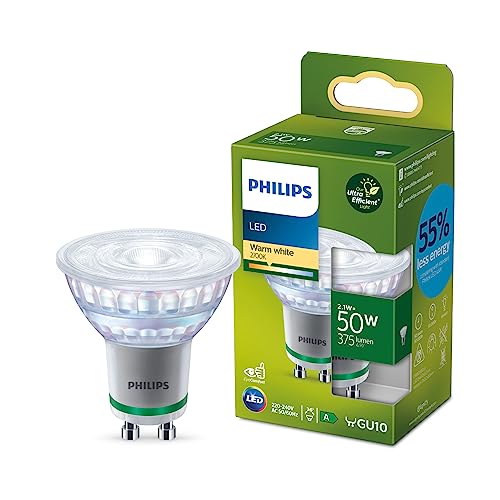 Philips GU10 LED-Reflektor 2,1W, 375lm, 2.700K, warmweiß, nicht dimmbar