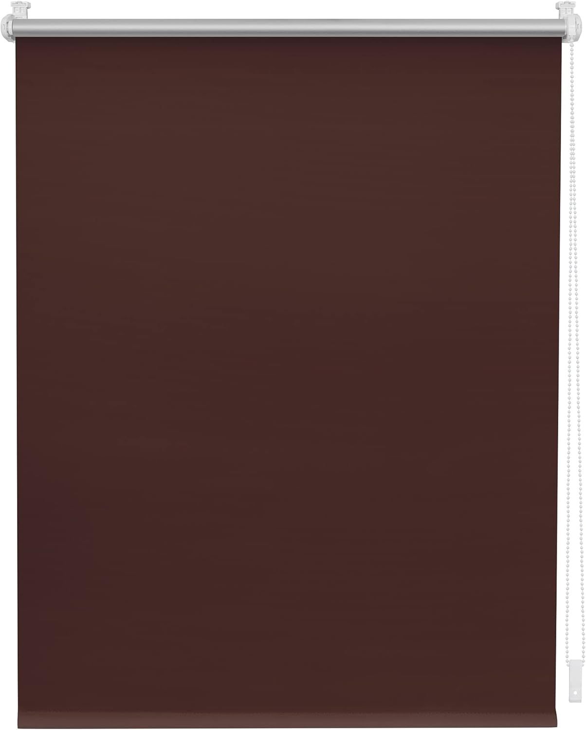 Lichtblick Thermo-Rollo Vancouver 120x150 cm (BxL) Braun Verdunkelnd & Thermofunktion; Klemm- und schraubbar; Energiesparend
