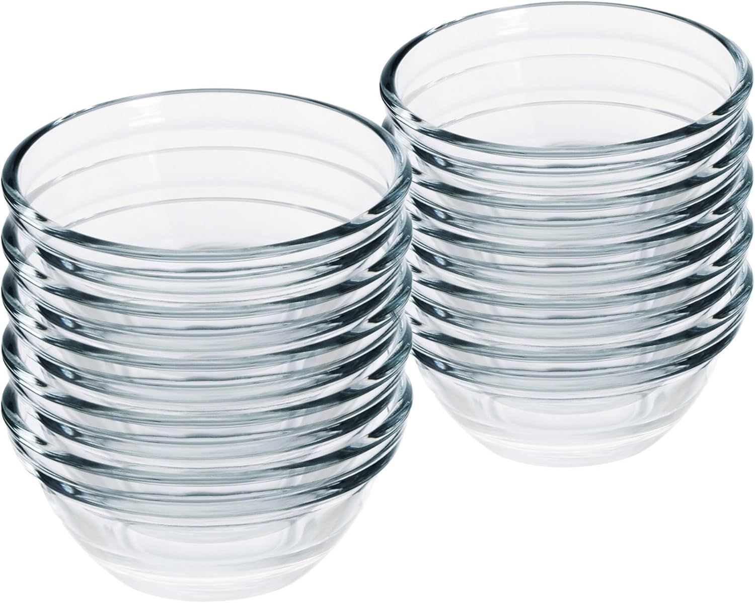 Glasschüssel 6 cm, 20 Stück