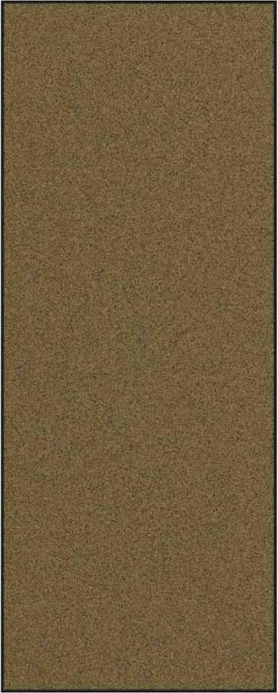 vidaXL Fußmatte Braun und Schwarz 120 x 300 cm Polyamid und PVC 4100734