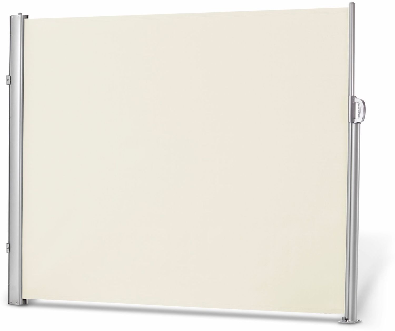 Leco Seitenmarkise, ausziehbar, Aluminium-Stahlrohr-Mix, natur, 160 x 300 cm