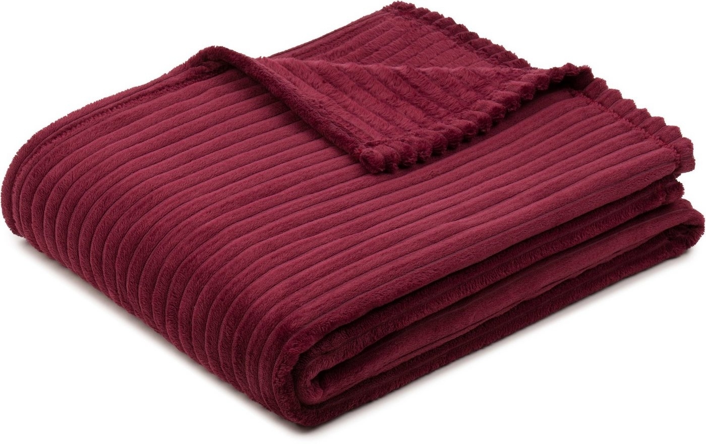 Wohndecke Feincord Kuscheldecke, Gözze, flauschig weich und wohlig warm