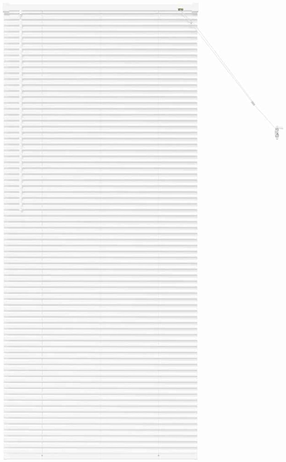 vidaXL Balkenjalousien Weiß 175x75 cm Aluminium 42005992