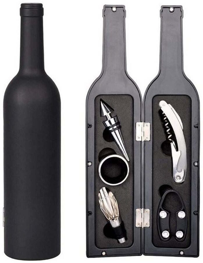 Sommelier Weinzubehör Korkenzieher Kellnermesser Set 6-tlg BM-2101