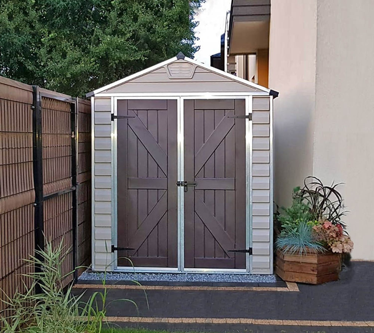 Palram - Canopia Kunststoff Gerätehaus Skylight