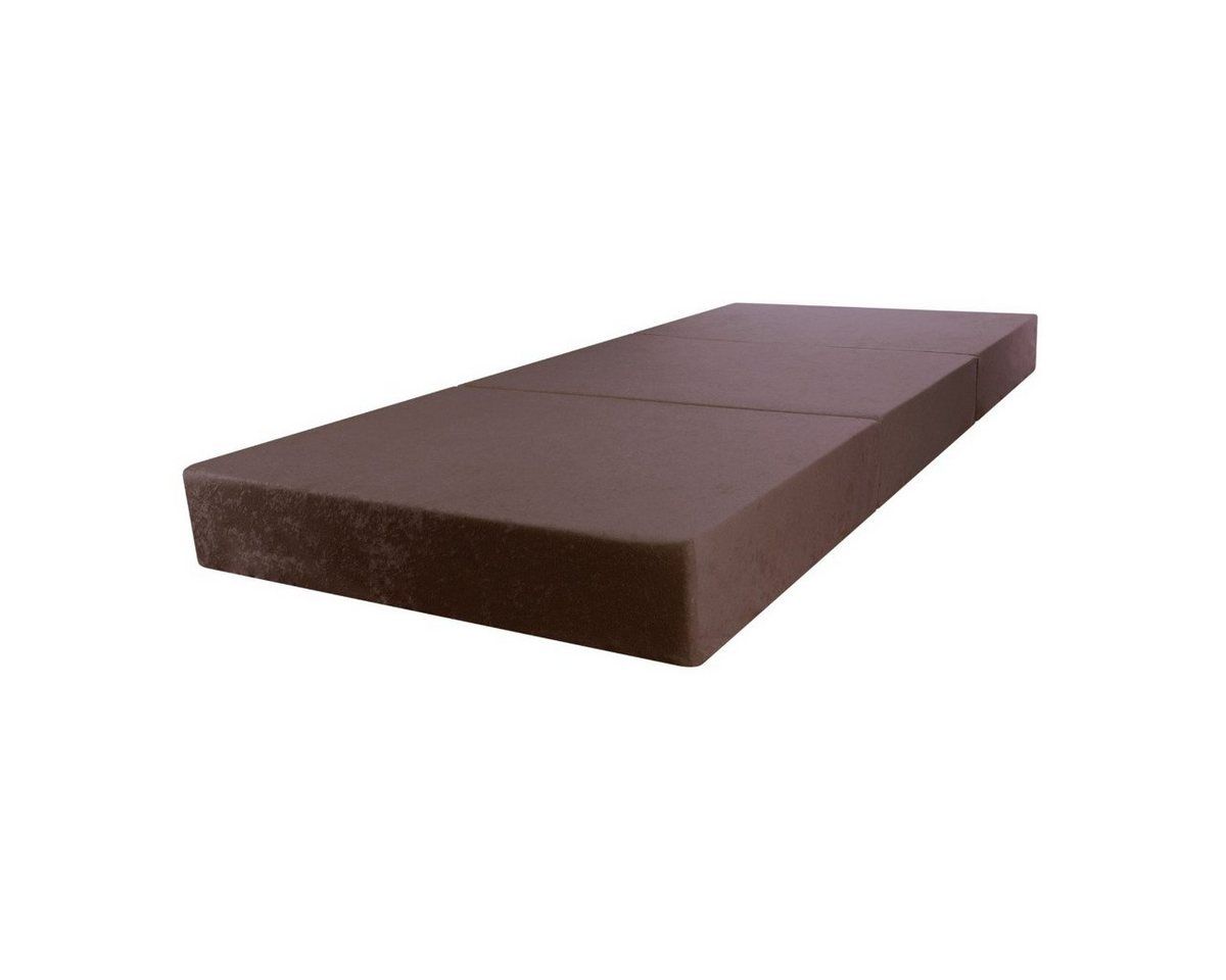 Stillerbursch Klappmatratze, Braun, 80x195 cm