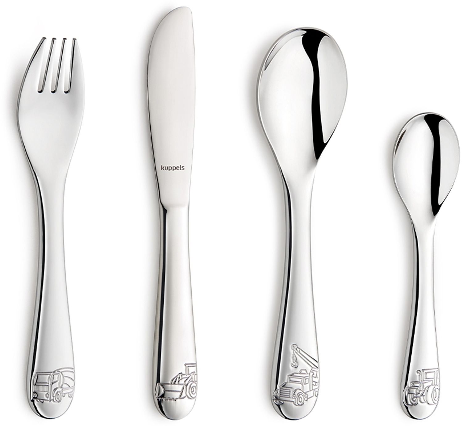 Kuppels BAUSTELLENHELDEN Kinderbesteck Set 4-teilig