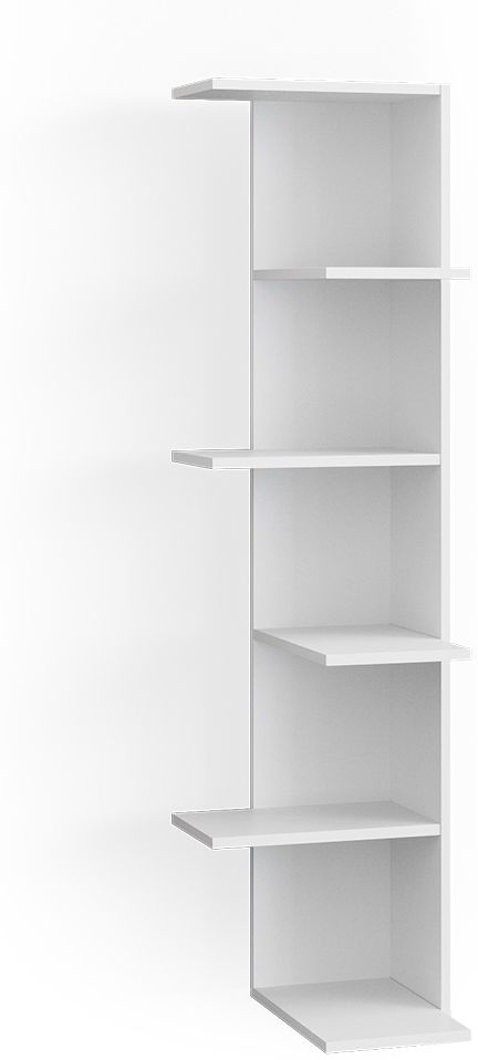 Eckregal Tera Weiß 37 x 140.1 cm Vicco