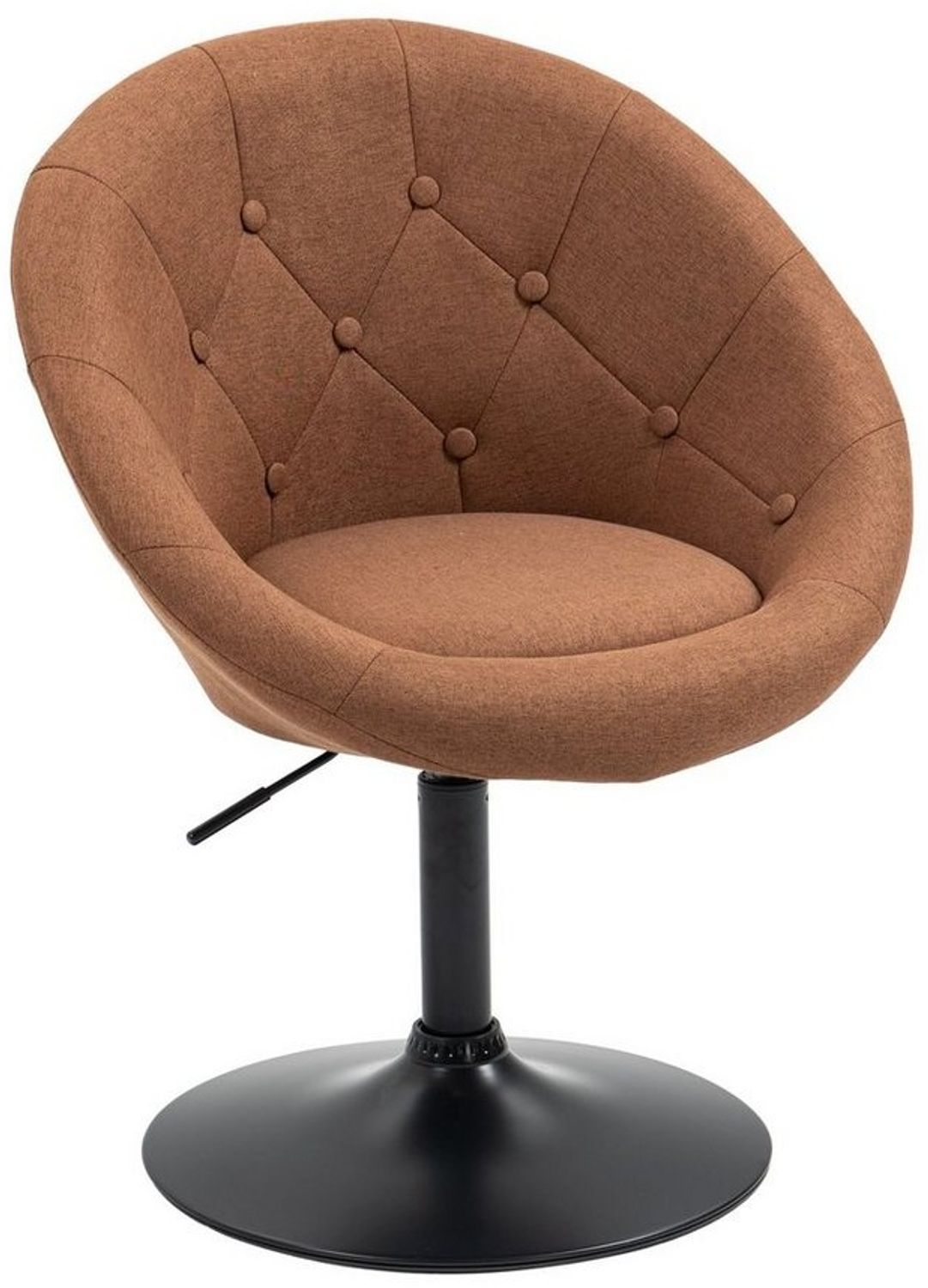 SVITA Chesterfield-Sessel HAVANNA, Retro-Design,Tellerfuß,stufenlos höhenverstellbar