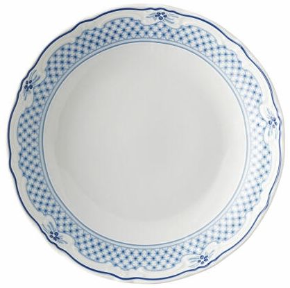 Hutschenreuther Schale flach Baronesse Estelle, Schüssel, Porzellan, Weiß-Blau, 16 cm, 02033-721224-15755