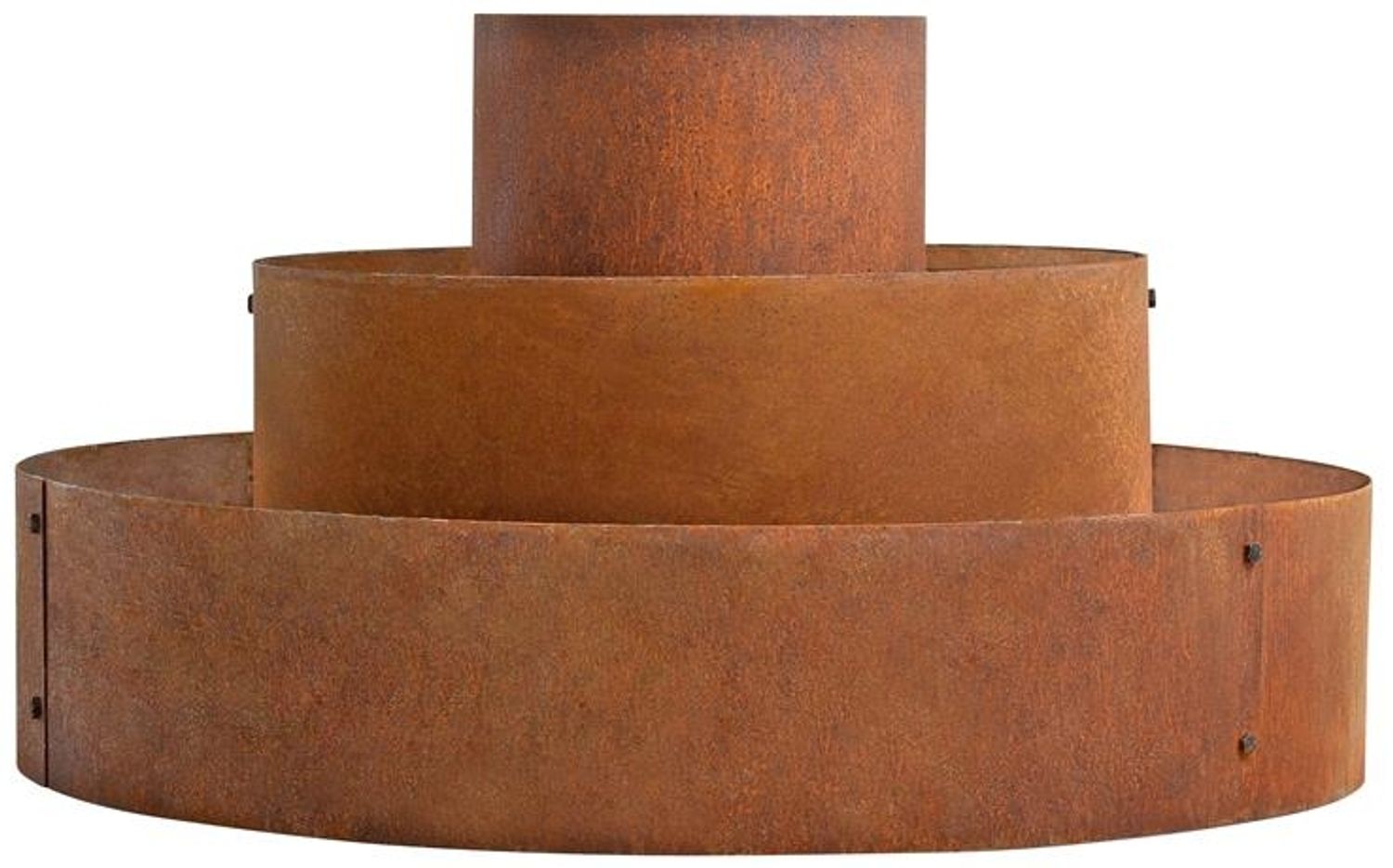 Pflanzpyramide Hochbeet Pflanzring Kräuterspirale Edelrost Rost Ø 40/80/120 cm