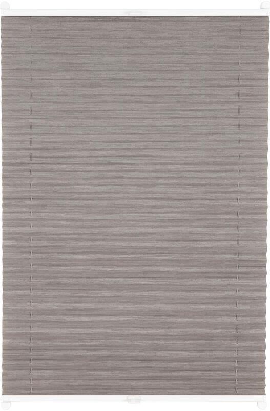 ondeco Plissee auf Maß Fair Reflex für alle Fenster innen, ohne Bohren, Montage Klemmträger bis 27 mm, Sonnenschutz-Rollo lichtschutz Blickdicht