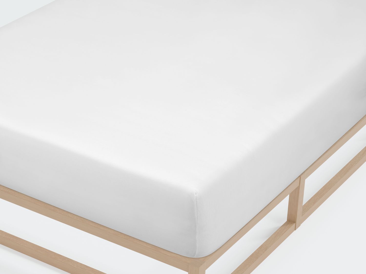 biberna Jersey-Elastic-Spannbetttuch 0077866, weiß, 1x 90x190 cm - 100x220 cm