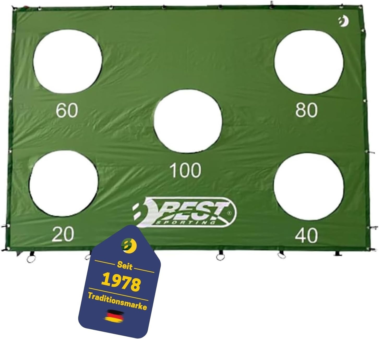 Best Sporting Fußballtor Torwand 213er mit 5 Schußlöchern