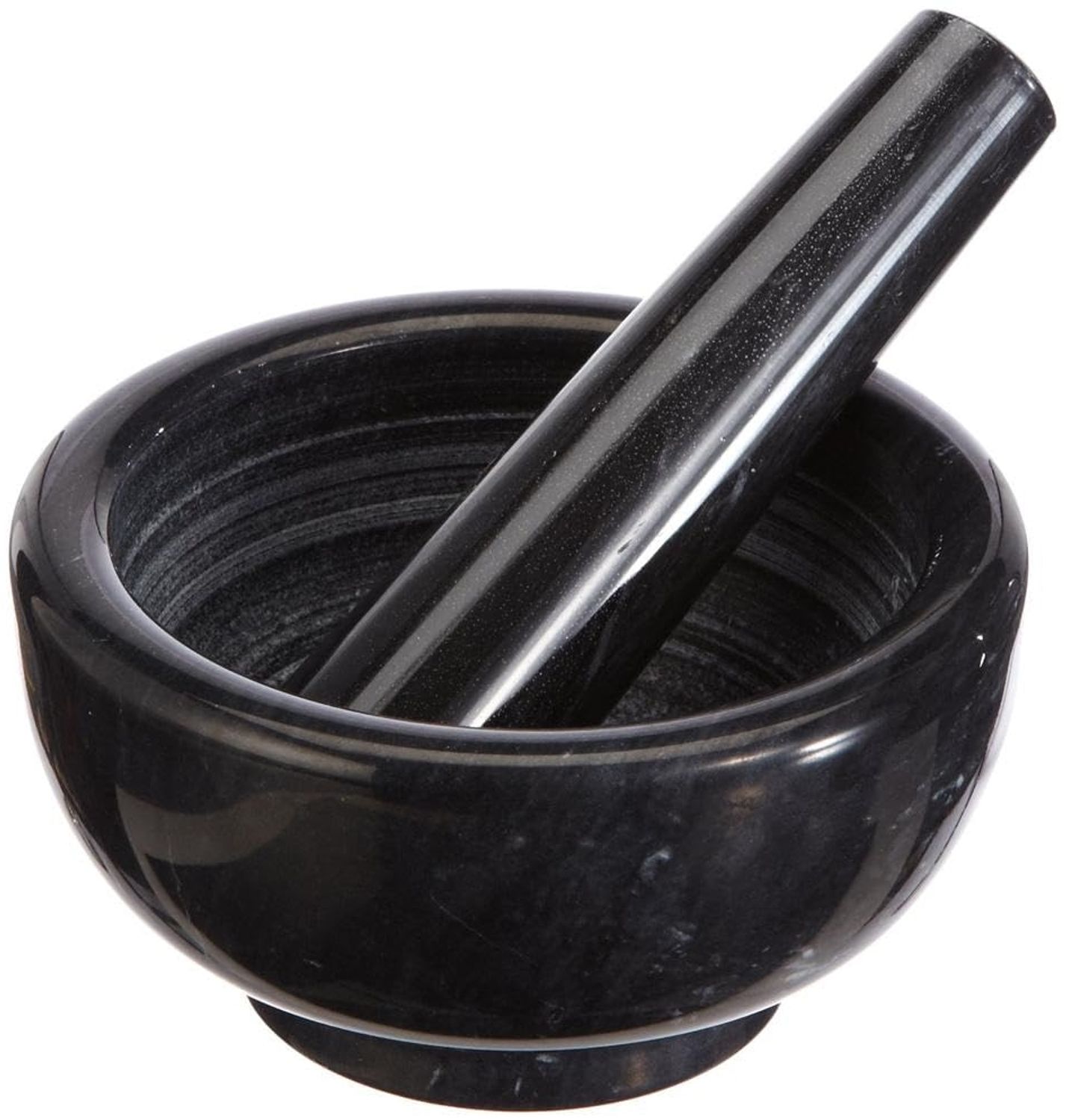 Küchenprofi Mörser 12cm Marmor schwarz