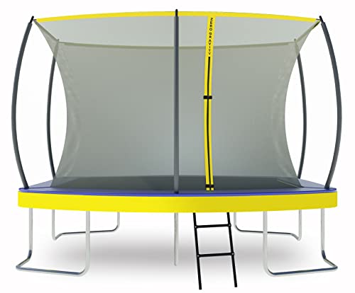 Ultima 5 Zero Gravity Trampolin 305x213cm, inkl. Leiter und Sicherheitsnetz, TÜV geprüft, für Nutzer bis 100kg